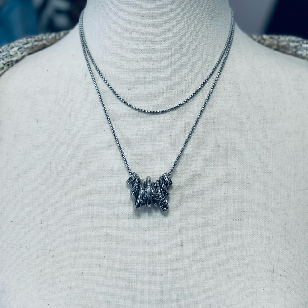 LOFT Silver Necklace - Picture 3 of 6